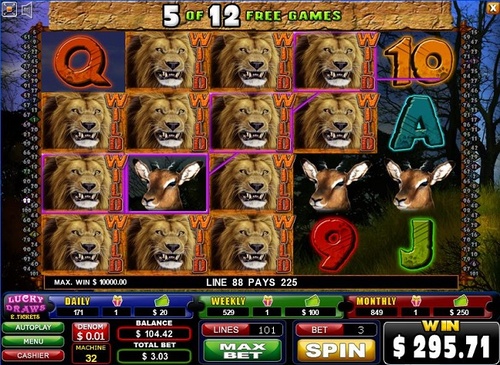 101 lions slot / 1