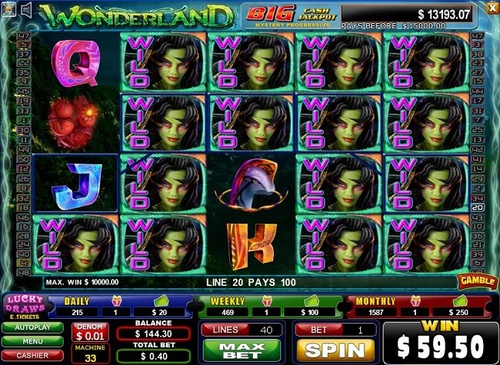 Wonderland slot / 1