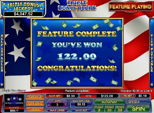 Triple bonus bucks / 1