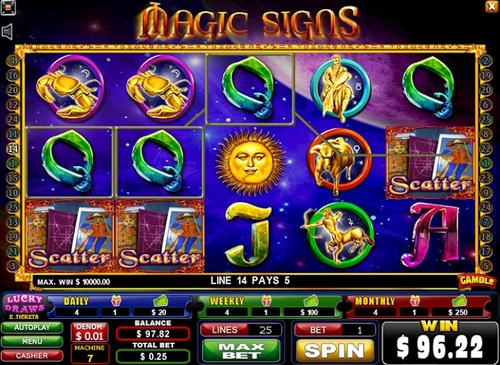 Magic signs slot / 1