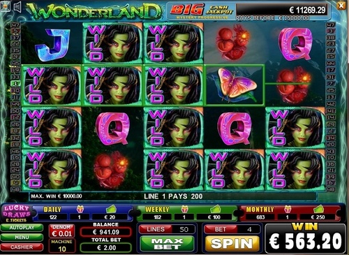 Wonderland slot / 2