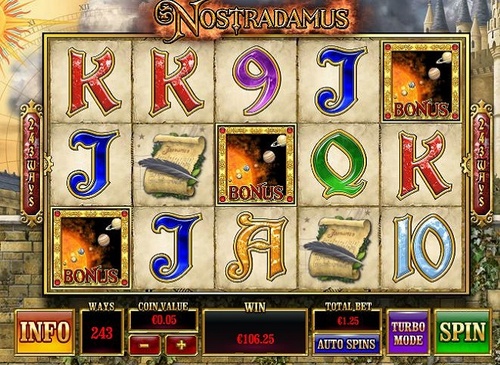 Nostradamus slot / 1