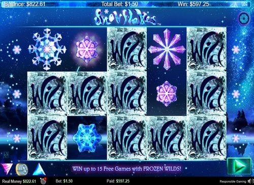 Snowflakes slot / 3