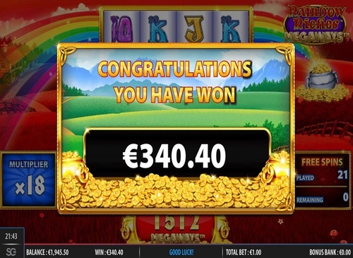 Rainbow riches megaways / 18