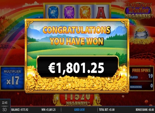 Rainbow riches megaways / 36