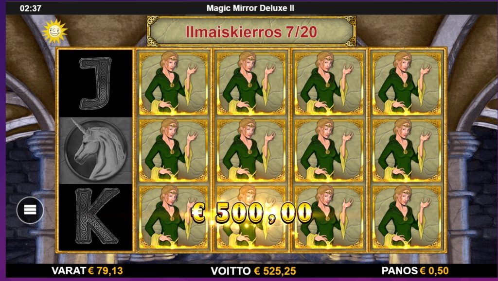 Merkur Magic Mirror Deluxe Slot Big Win 1209x