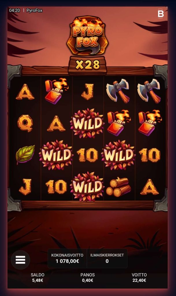 Backseat Gaming Pyrofox Slot Big Win 2,695x